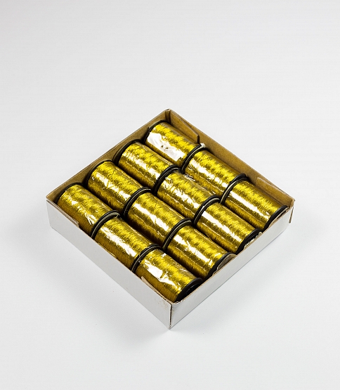 Duchess Metallic Gold 12 x100 Yd Threads - Click Image to Close